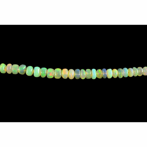 Graduated Rondelle Ethiopian Opal Bead Strands