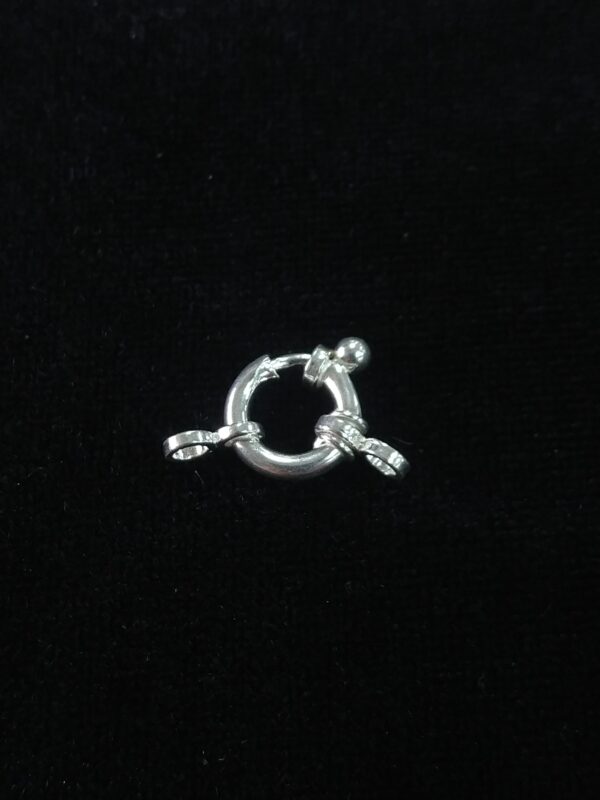 Sterling Silver Open Spring Ring Clasp