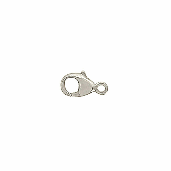 Sterling Silver Pear-Shaped Lobster Claw Clasp