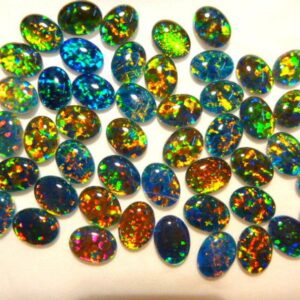 Gilson Lab Grown Opal Triplet Oval Cabochons