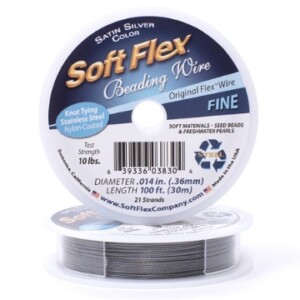 Soft Flex Beading Wire 21 Strand - Fine .014 100ft