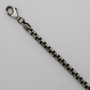7.5 x 3.5mm Long & Short Chain Sterling Silver Inch - da Bead Shop