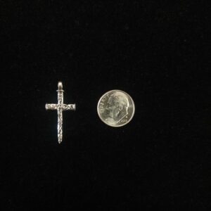 Textured Cross with Bail