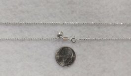 Sterling Silver Diamond Cut Adjustable Ball Chain