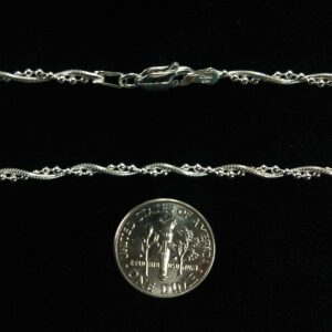 Sterling Silver Braided Chain