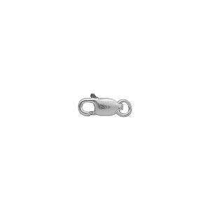 Sterling Silver Oval-Shaped Lobster Claw Clasps