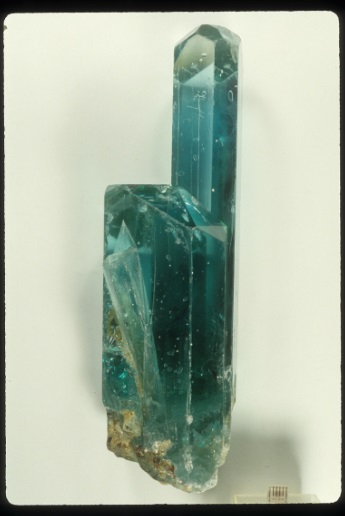 Rough specimen compared to finished gems in next photo.