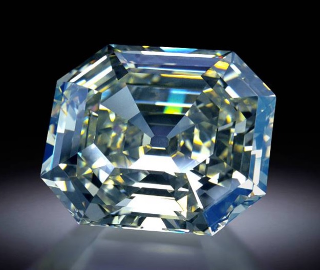 Octagonal Step Cut Diamond = Smithsonian