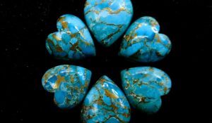 Assorted Heart Shaped Gemstones
