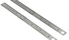 English-Metric 6-Inch Steel Rulers